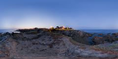 Le Pouliguen - pointe de Penchâteau de nuit