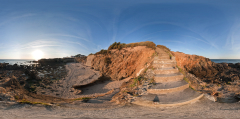 Le Pouliguen - escalier pointe de Penchâteau