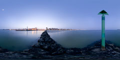 La Baule - entrée du port