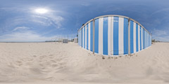 La Baule - plage et cabines de bains - 1