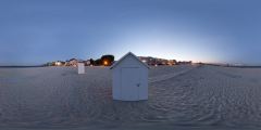 Le Pouliguen - cabane plage nuit