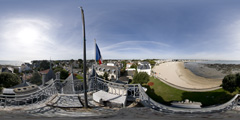 Pouliguen — vue du haut de la mairie