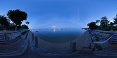 Le Canon - Lège Cap Ferret - escalier de nuit