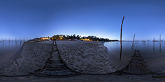 Cap Ferret - Herbe degustation huitre nuit