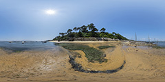 Cap Ferret - Plage de La Vigne à marée basse