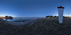 Cap Ferret - Port phare Vigne nuit