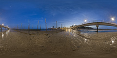 Cap Ferret — Bélisaire de nuit à marée basse