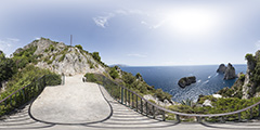 Capri — above Faraglioni