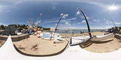 Cap Ferret — catamaran plage de l'Herbe