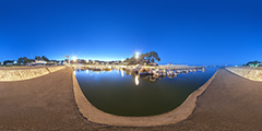 Cap Ferret — port de La Vigne de nuit