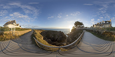 Le Pouliguen — coucher de soleil sur la Grande Côte