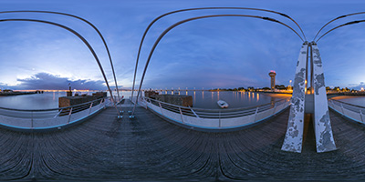 Saint-Brévin : vue sur Saint-Nazaire...