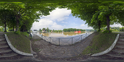 Écluses de Bougival — La Seine en crue...