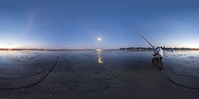 Voilier sur la baie — La Baule, le Pouliguen