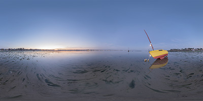 Baie du Pouliguen — bateau jaune